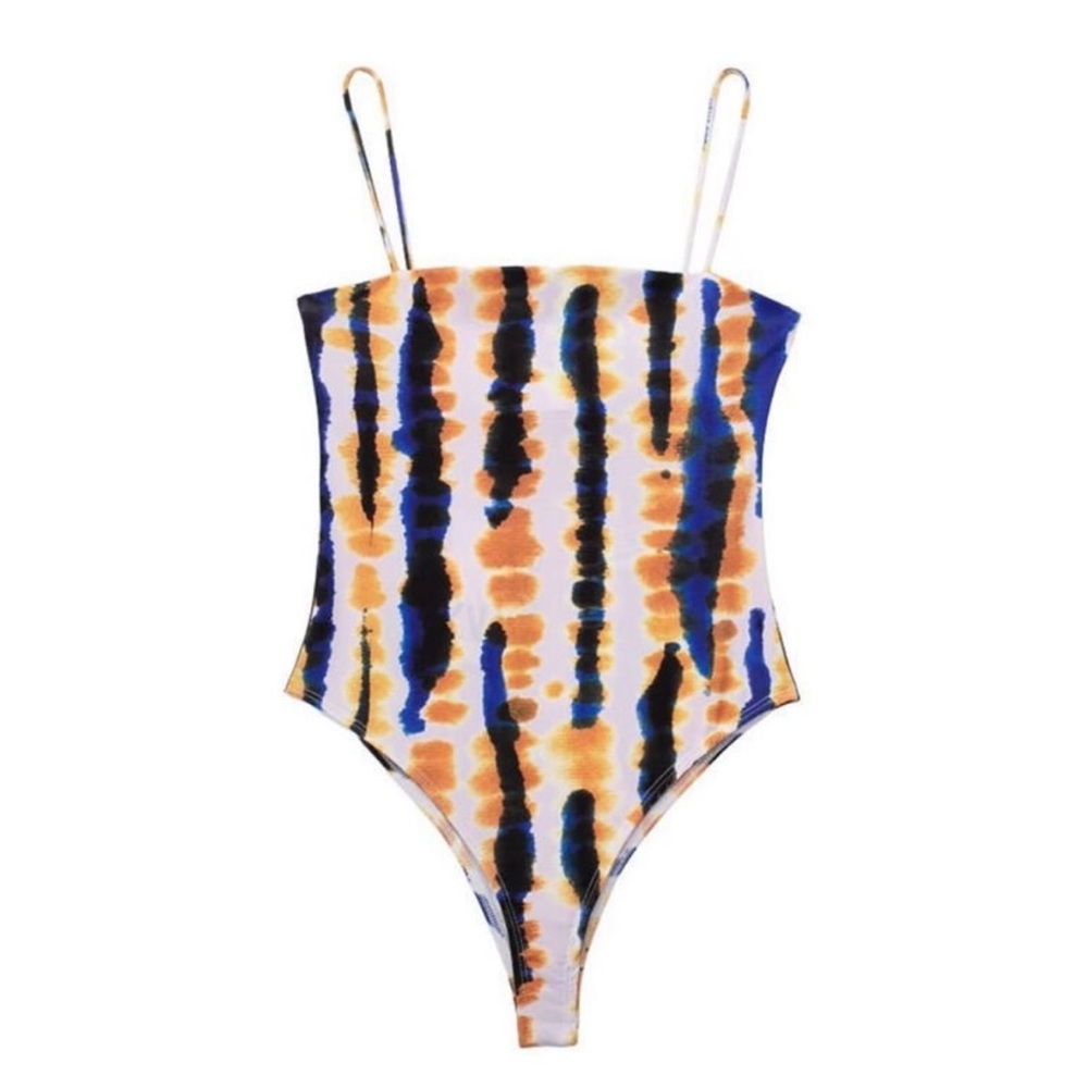 Zara Tie-Dye One Piece Swimsuit